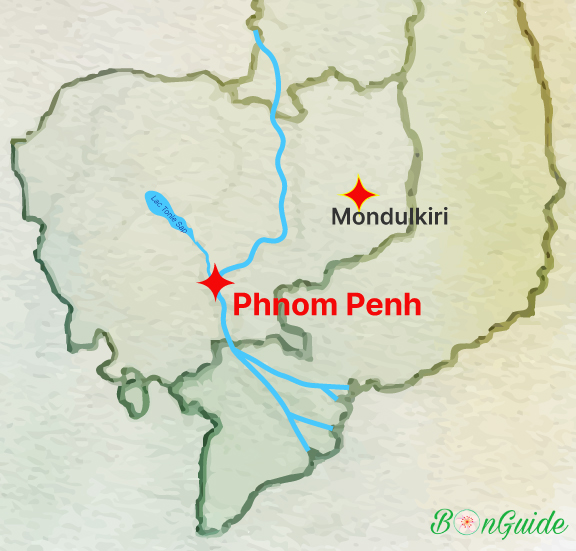 Carte Mondulkiri