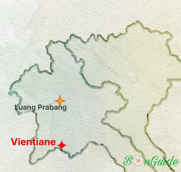 Carte Luang Prabang