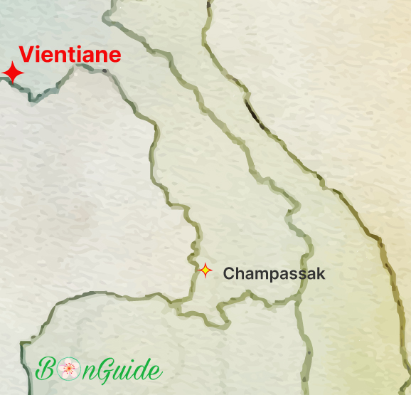 Carte Champassak